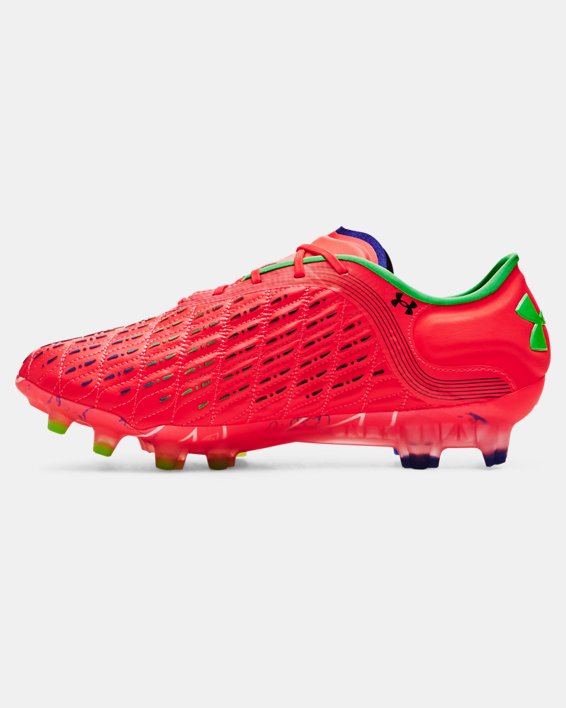 Women's UA Magnetico Elite 3 FG Soccer Cleats in Red image number 1
